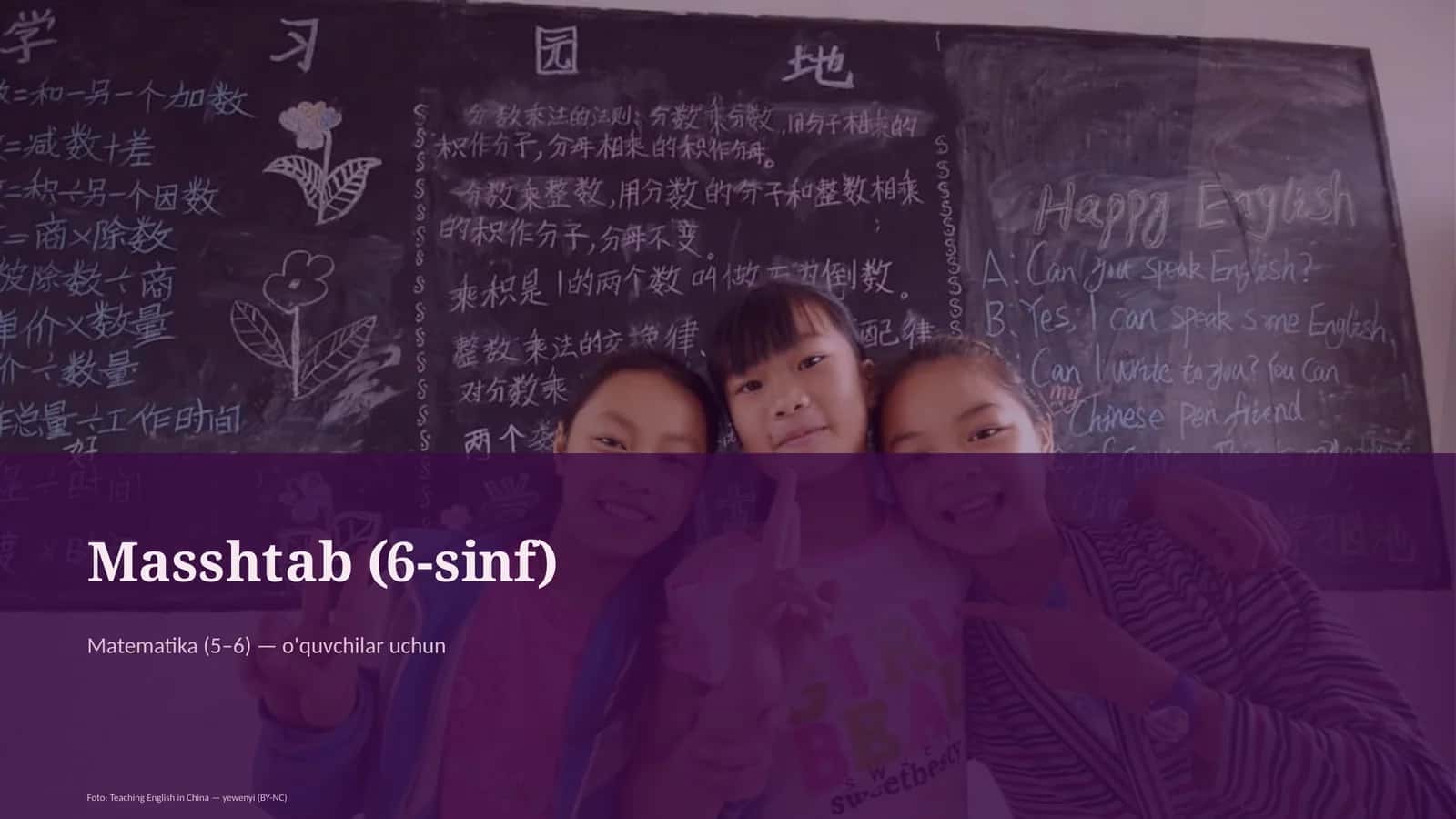 Masshtab (6-sinf) 1