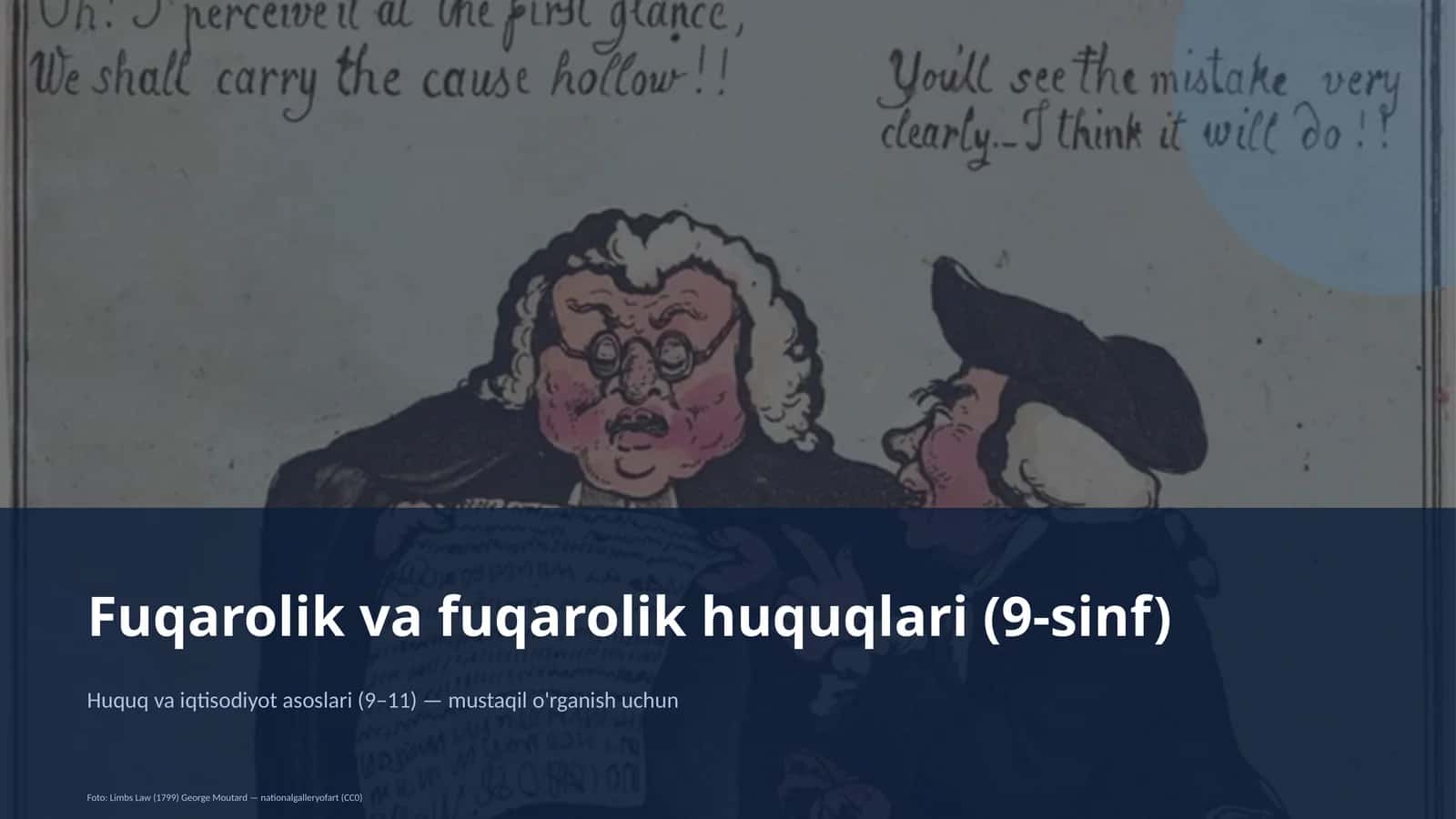 Huquq va iqtisodiyot asoslari (9–11) 1