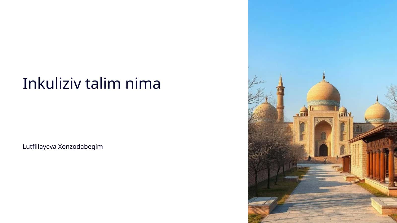 Inkuliziv talim nima 1