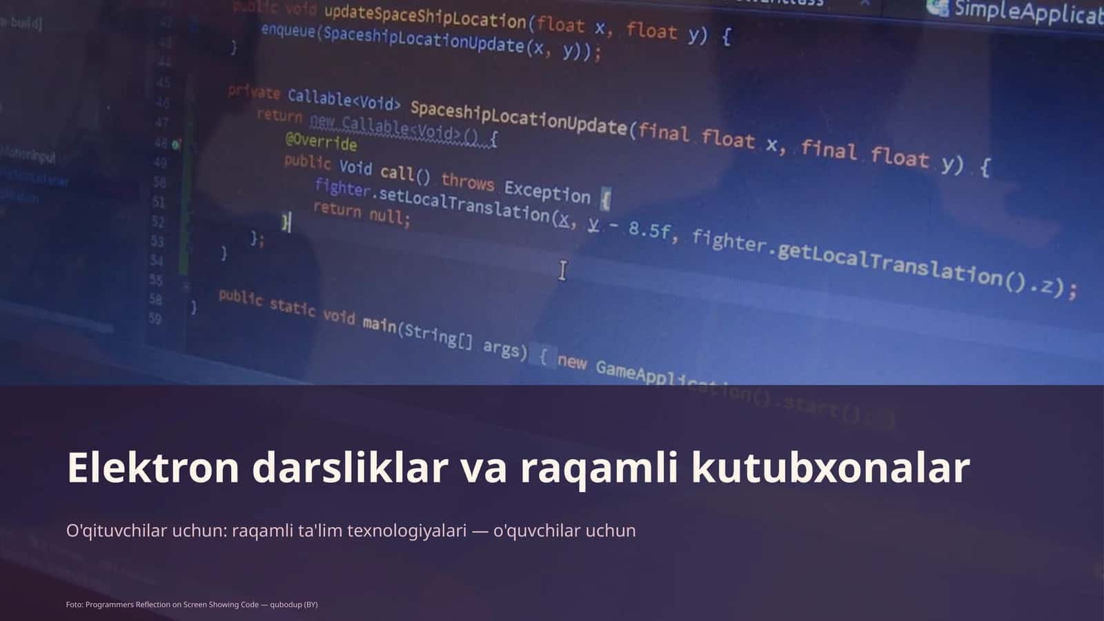 Elektron darsliklar va raqamli kutubxonalar 1