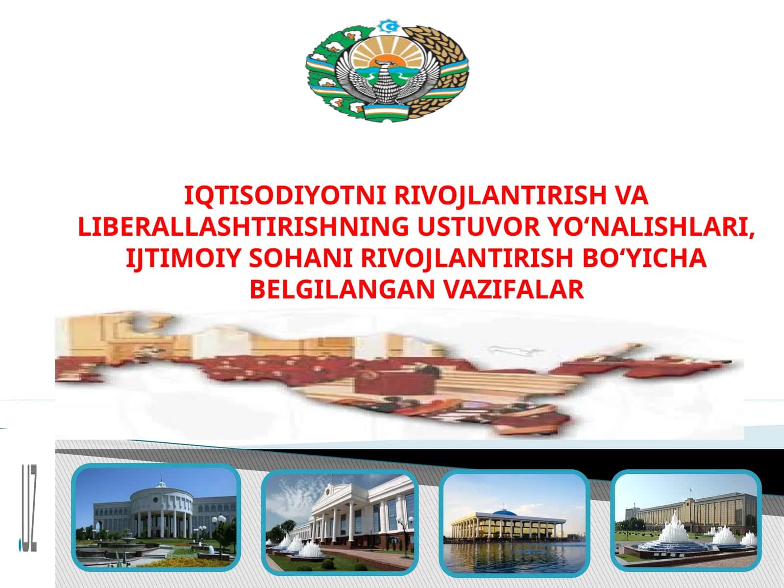 Bozor munosabatlarini rivojlantirishga qaratilgan O'zbekiston iqtisodiyoti 1