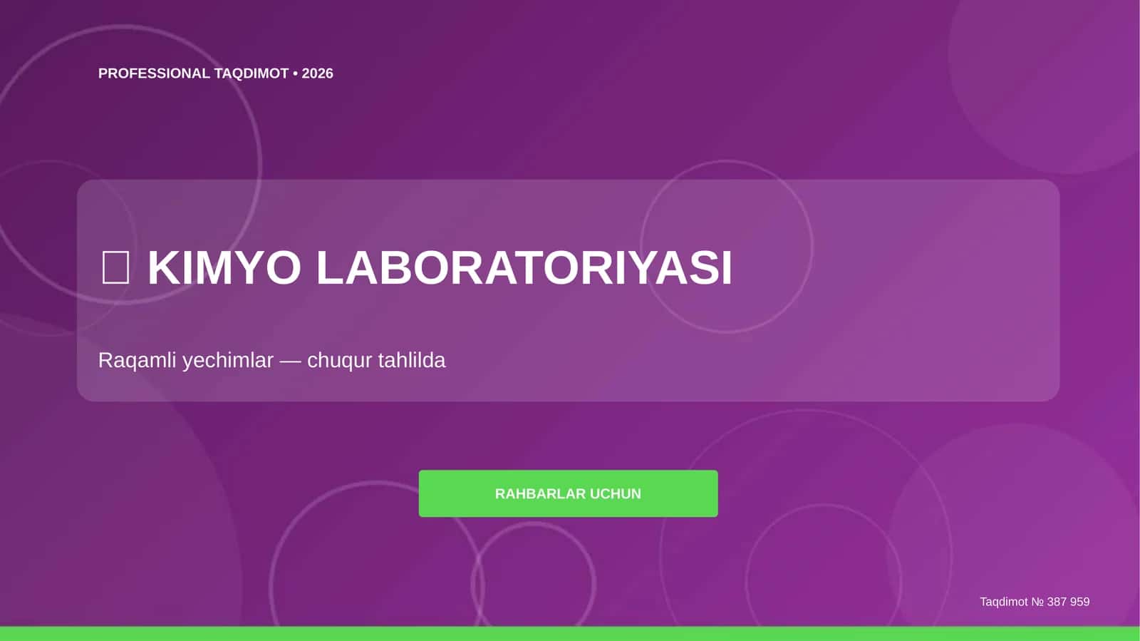 KIMYO LABORATORIYASI 1
