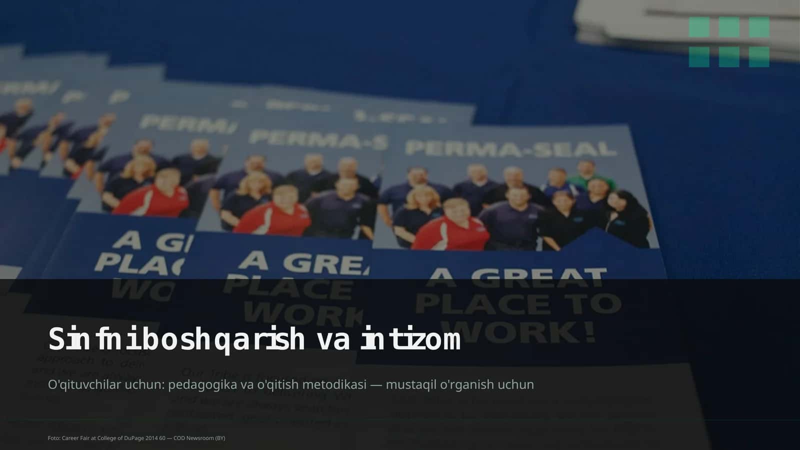 Sinfni boshqarish va intizom 1