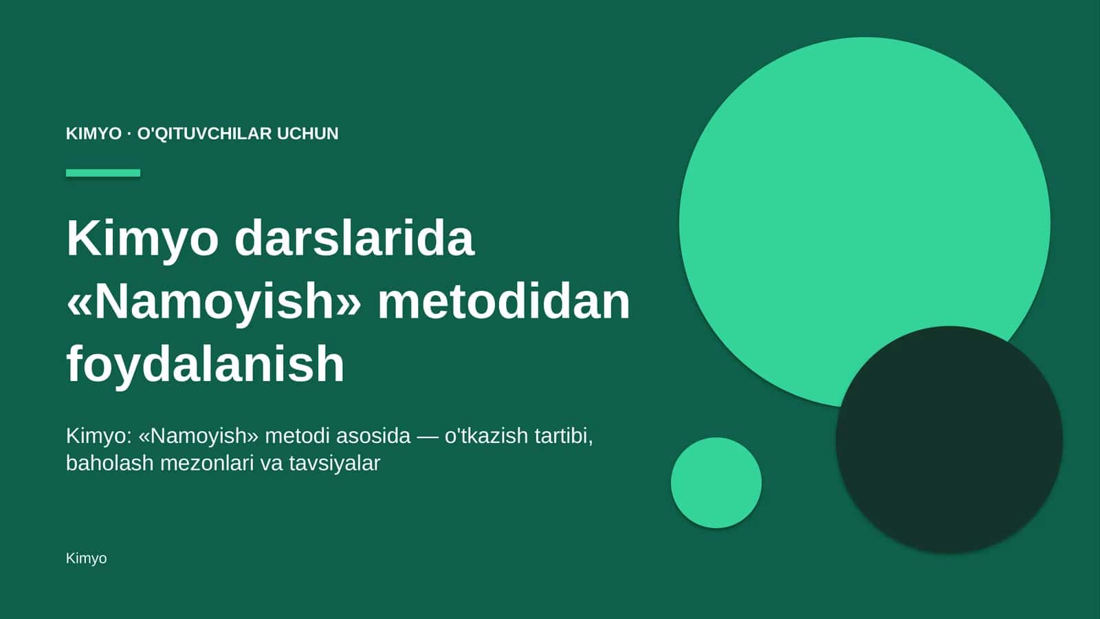 kimyo darslarida namoyish metodidan foydalanish 3069 1