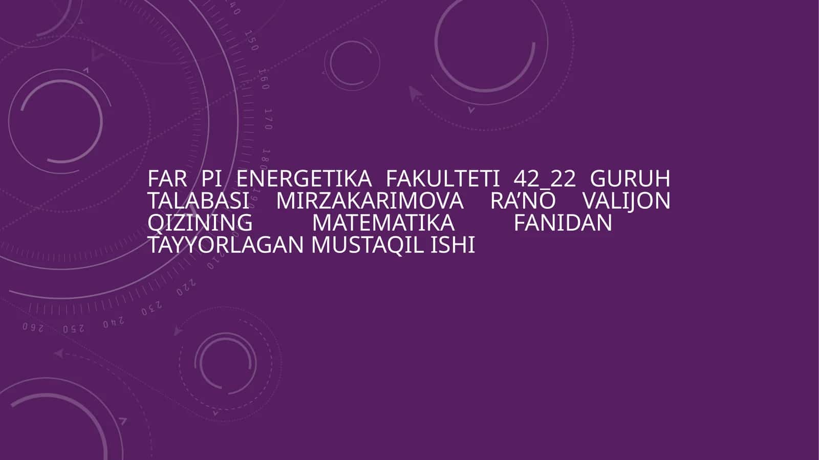 ikkinchi uchinchi va yuqori tartibli determinant.minor va algebraik toʻldiruvchi 1