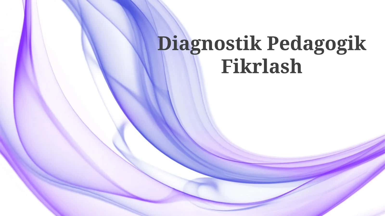 Diagnostik Pedagogik Fikrlash 1