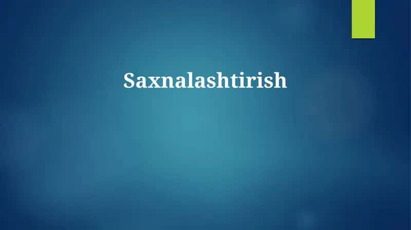 Xususiylashtirish 1