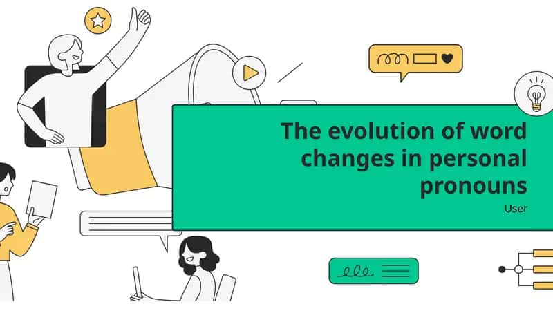 Evolution of Personal Pronouns 1
