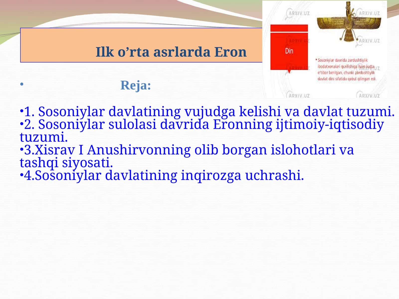 Ilk o'rta asrlarda Eron 1