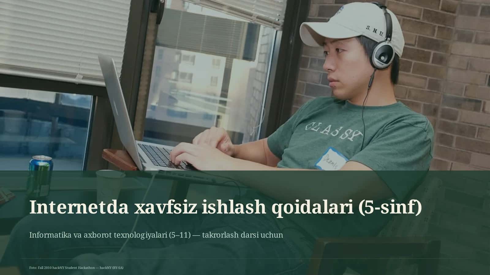 Internetda xavfsiz ishlash qoidalari (5-sinf) 1