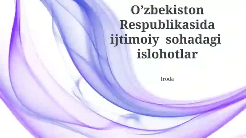 Ta'lim sohasidagi islohotlar