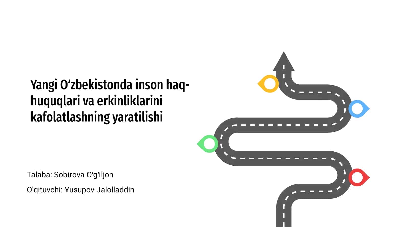 Yangi Oʻzbekistonda inson haq-huquqlari va erkinliklarini kafolatlashning yaratilishi 1