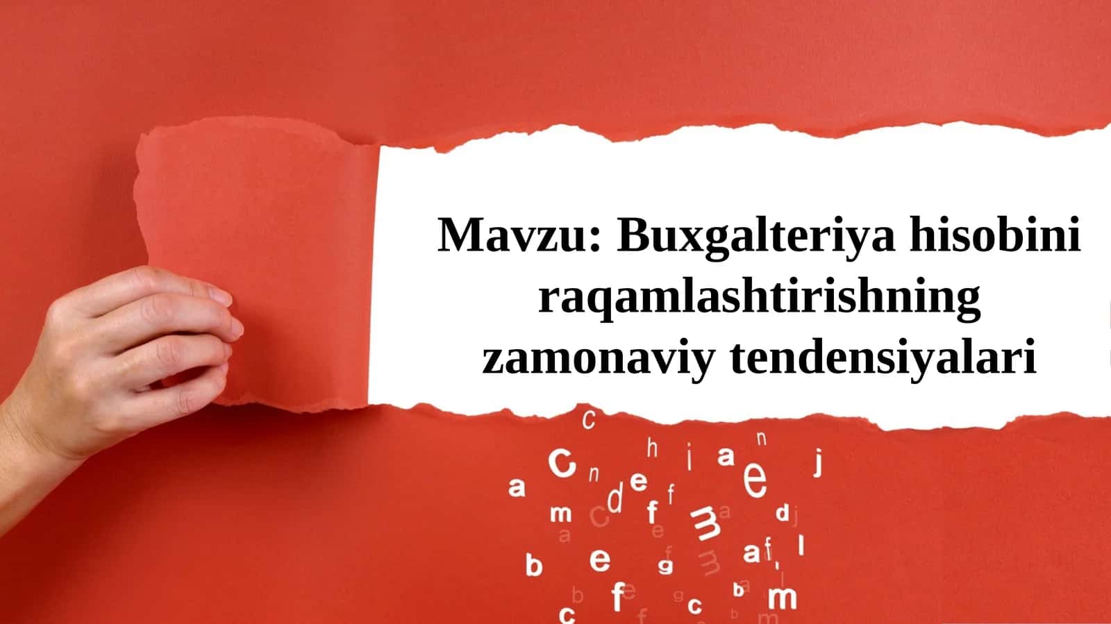 Buxgalteriya hisobini raqamlashtirishning zamonaviy tendensiyalari 1