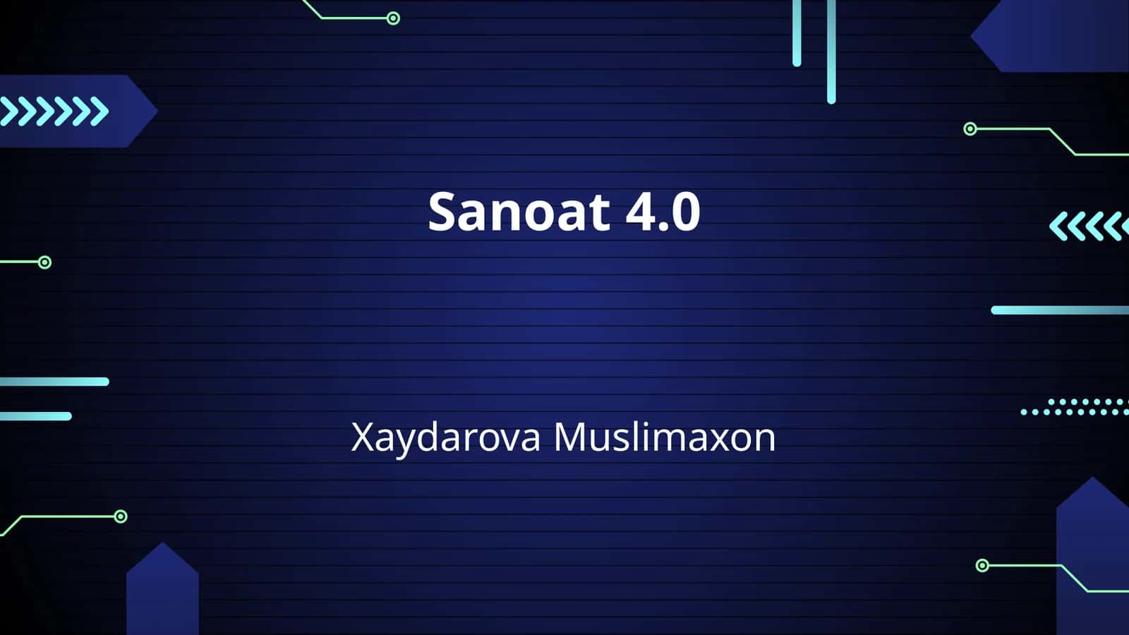 Sanoat 4.0 1