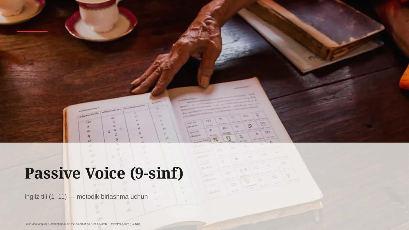 Passive Voice (9-sinf) 1