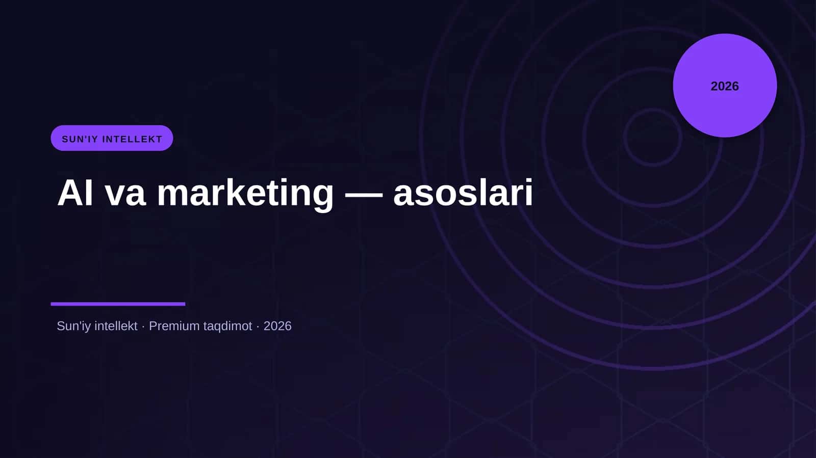 AI va marketing — asoslari 1