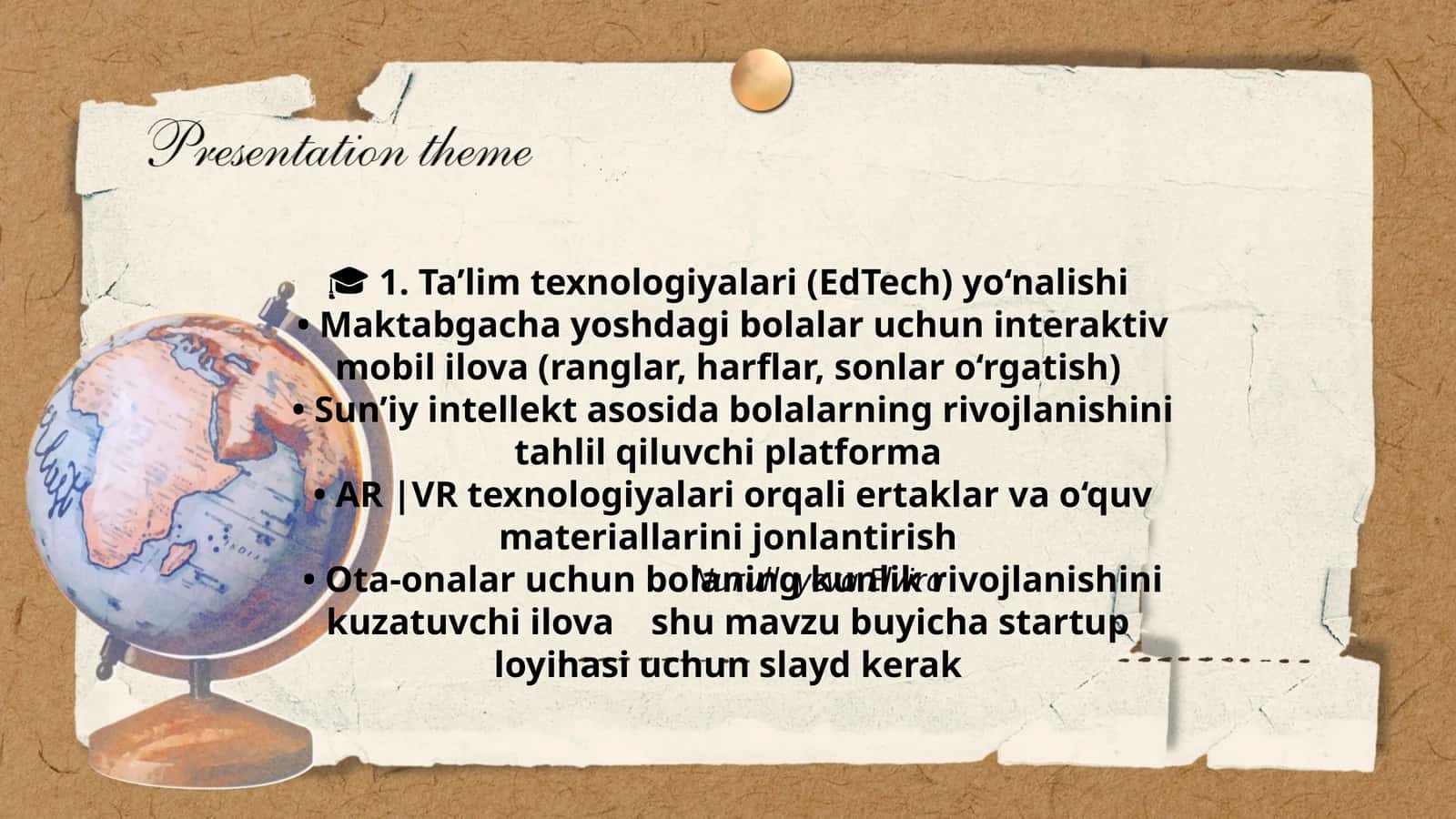 Ta'lim texnologiyalari (EdTech) yo‘nalishi 1