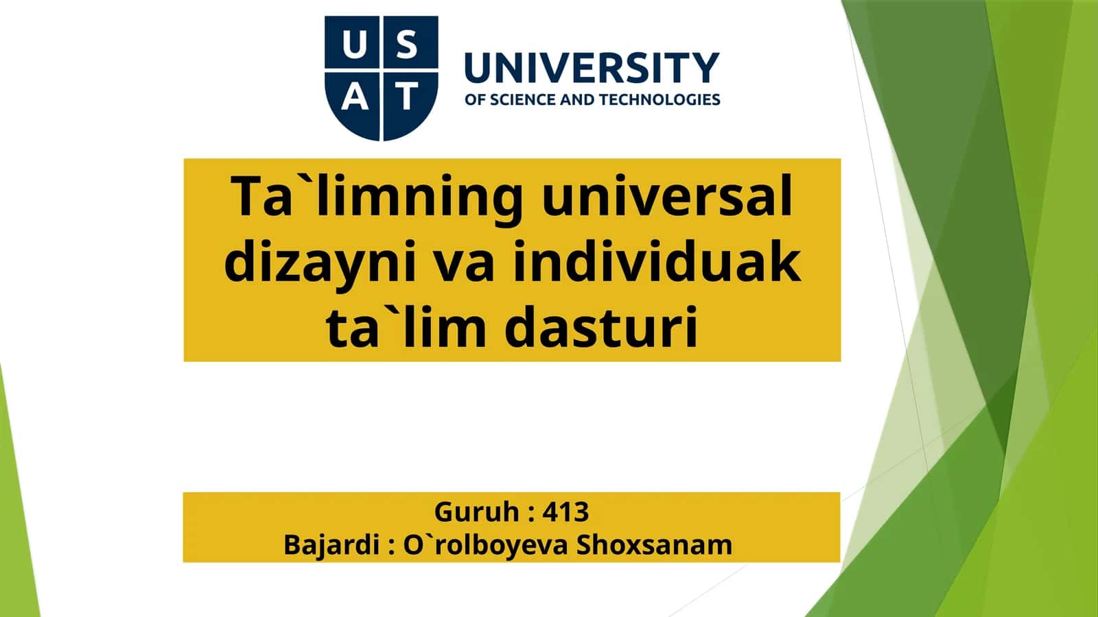Ta`limning universaldizayni va individua kta`lim dasturi 1
