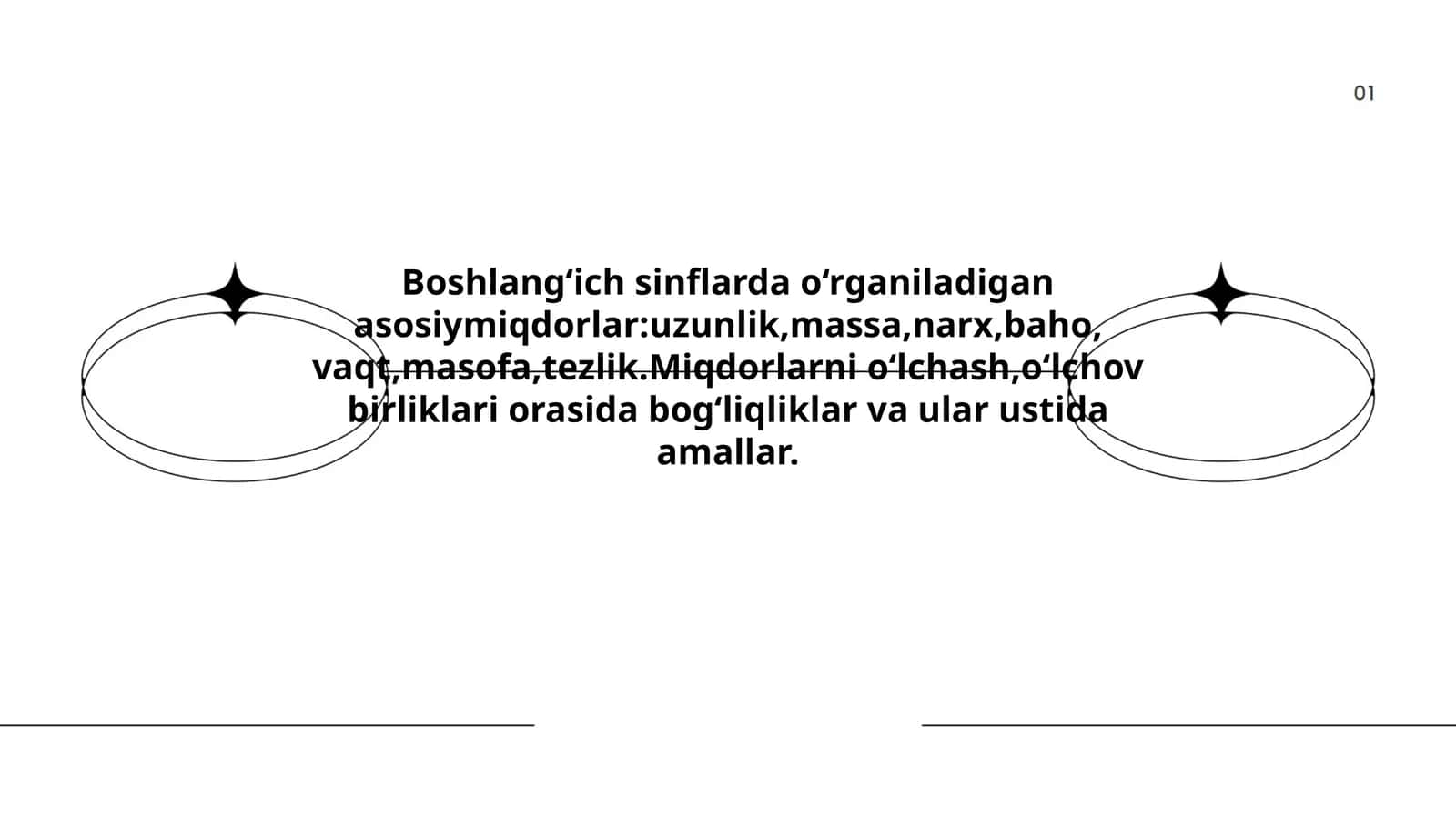 Boshlang‘ich sinflarda o‘rganiladigan asosiymiqdorlar 1