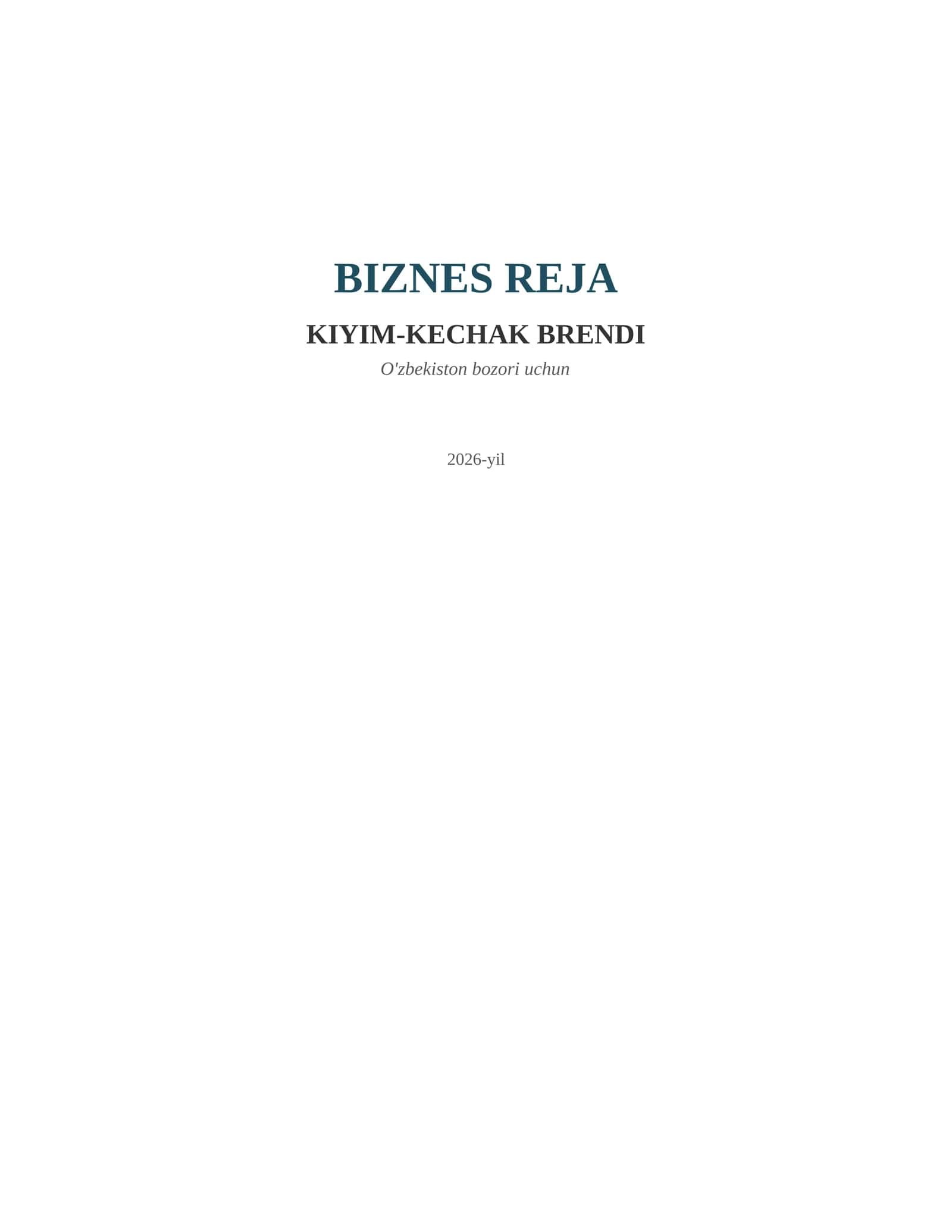 KIYIM-KECHAK BRENDI 1