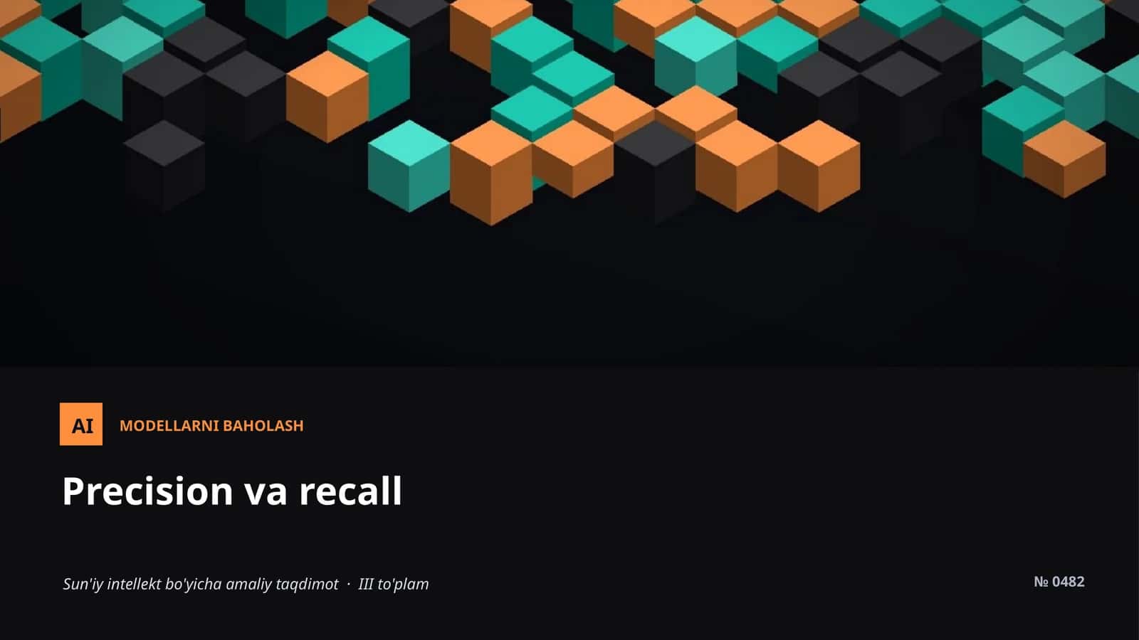 AI MODELLARNI BAHOLASH 1