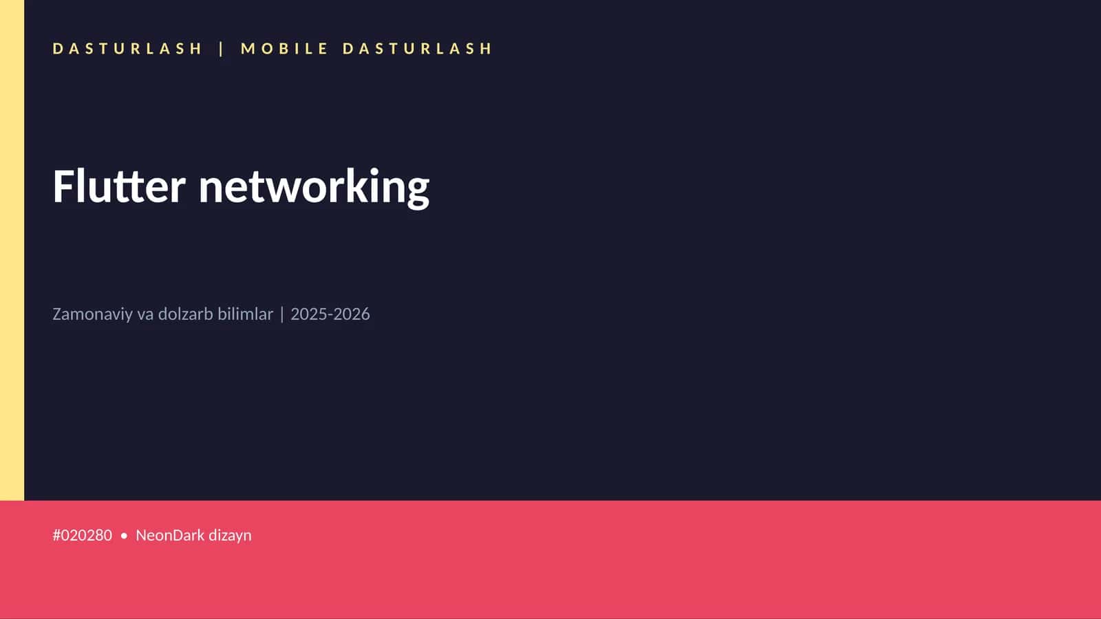 Flutter networking 1
