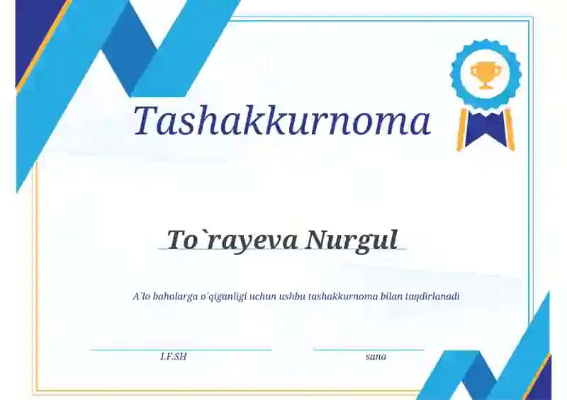 Tashakkurnoma