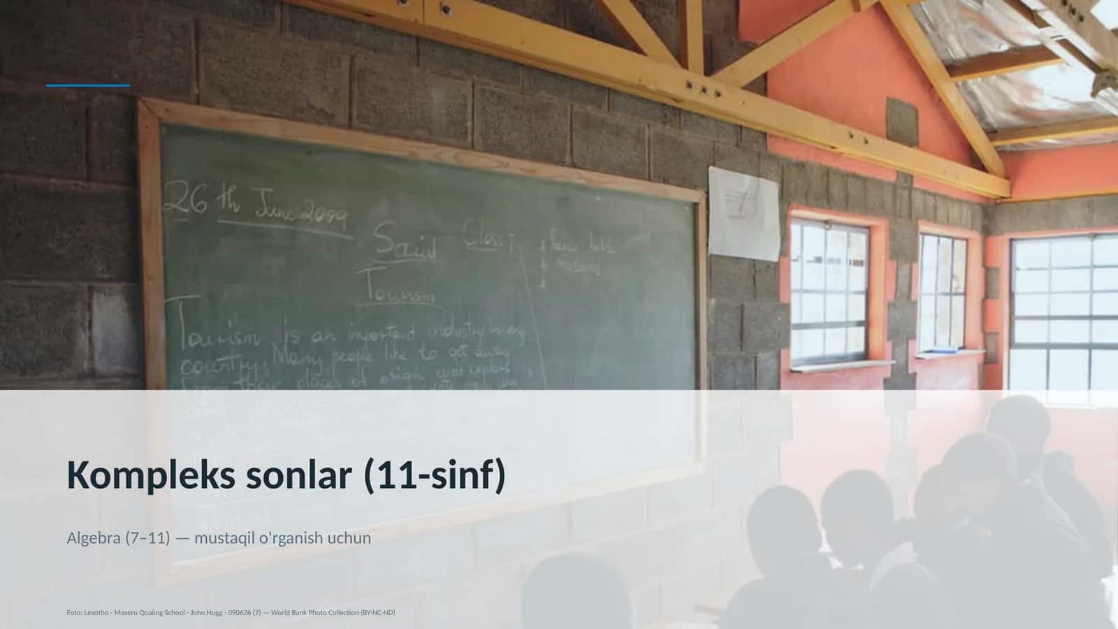 Kompleks sonlar (11-sinf) 1