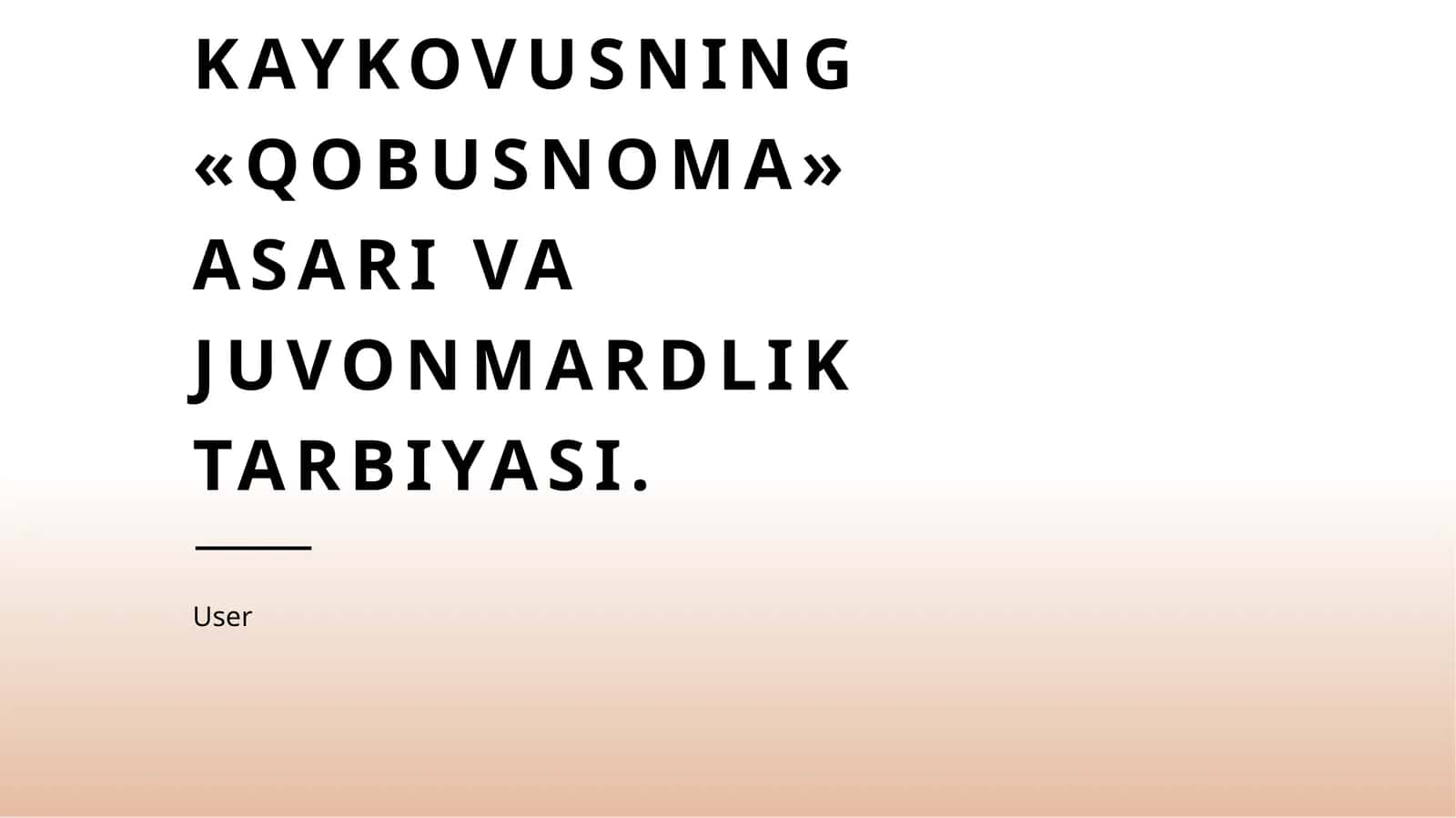Qobusnoma 1