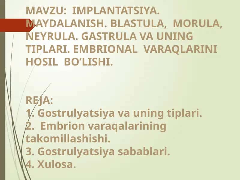 EMBRIONAL VARAQLAR 1