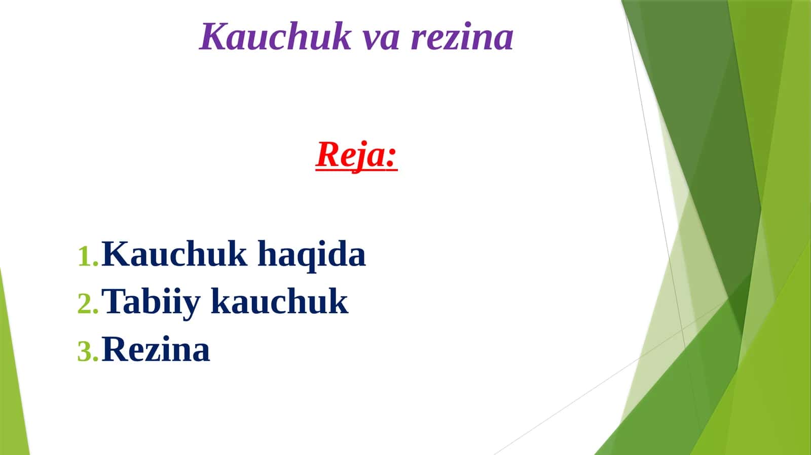 Kauchuk va rezina 1