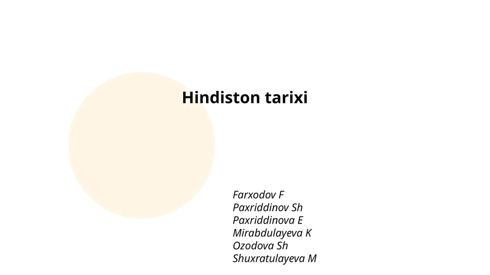 Hindiston sivilizatsiyasining qadimgi davrlari 1