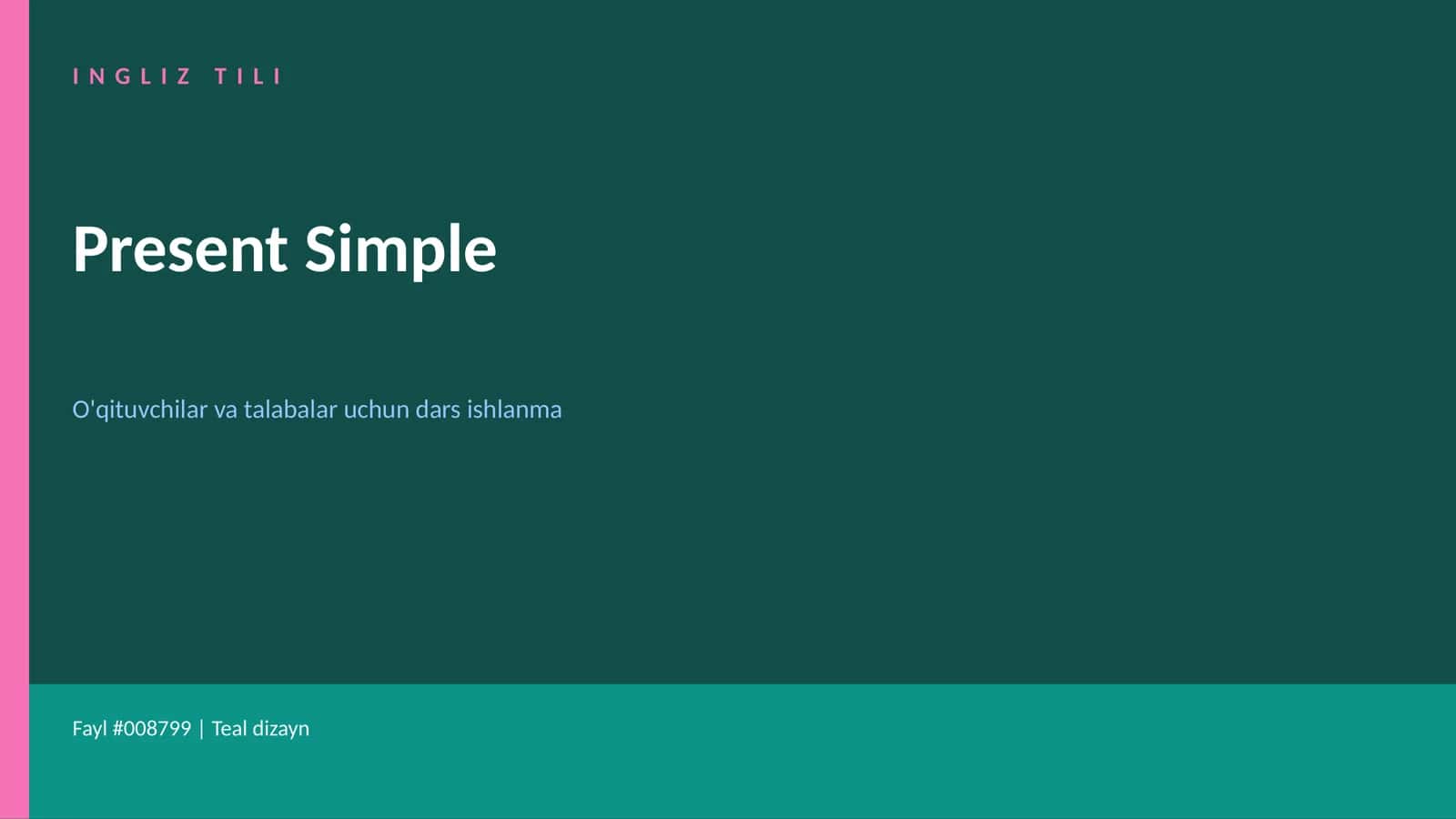 INGLIZ TILI 1
