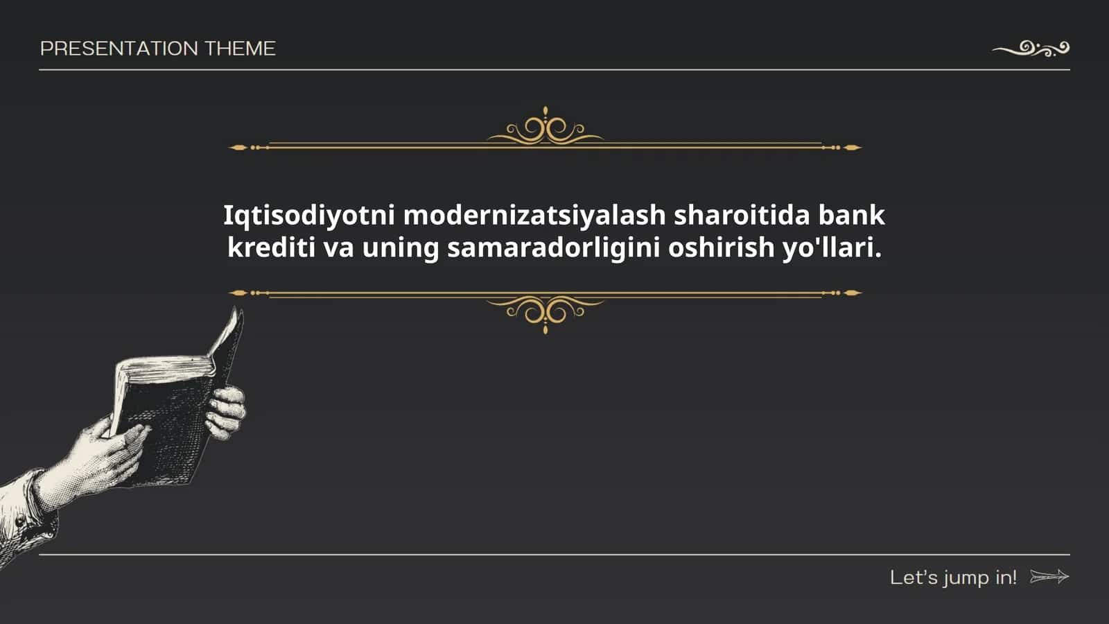 Iqtisodiyotni modernizatsiyalash sharoitida bank krediti va uning samaradorligini oshirish 1