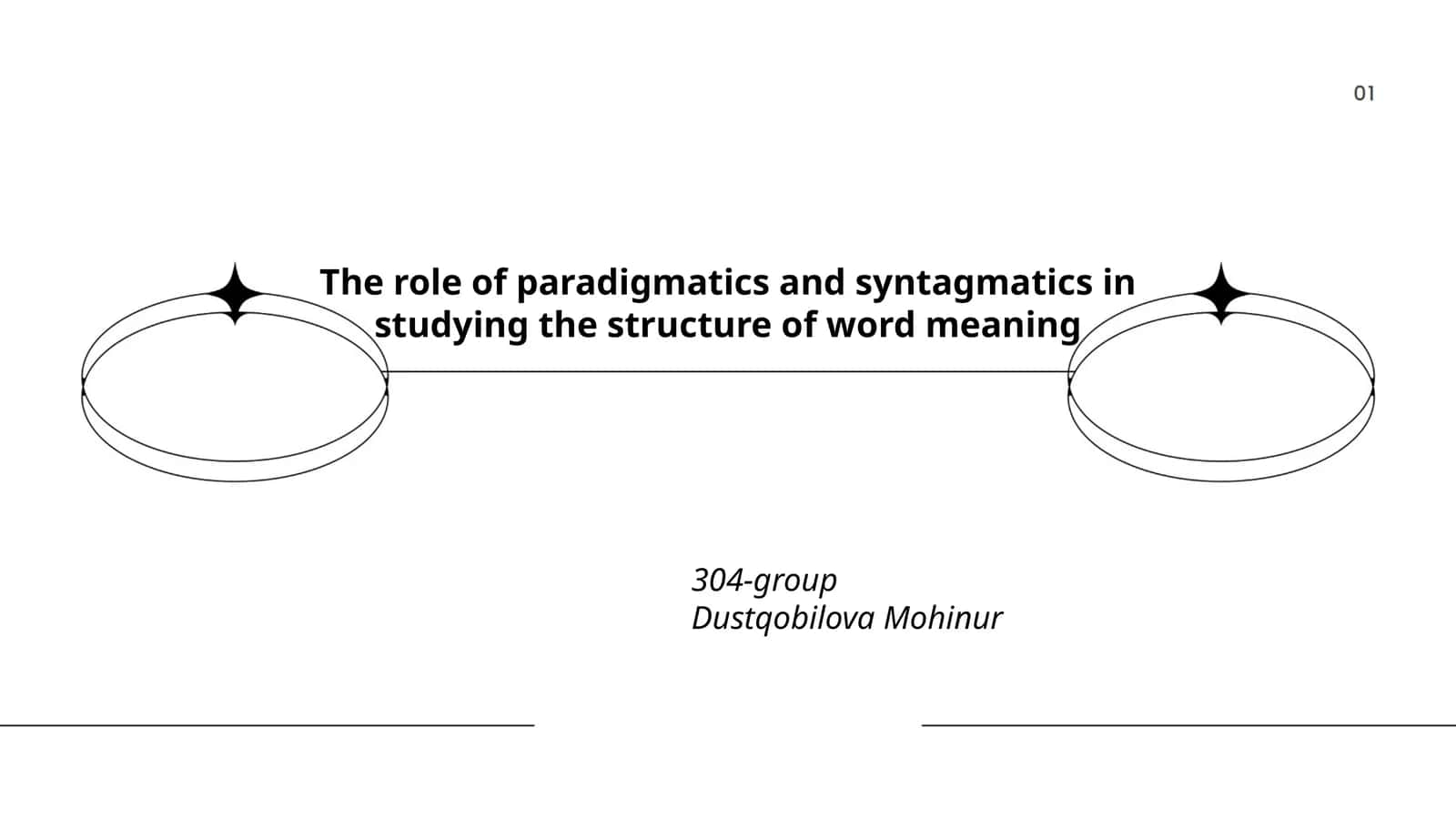 The role of paradigmatics and syntagmatics in studying the structure of word meaning 1