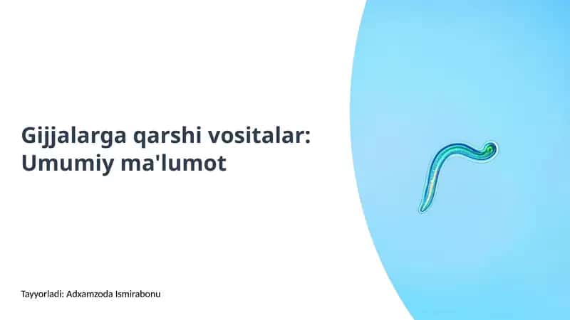 Gijjalarga qarshi vositalar: Umumiy ma'lumot 1