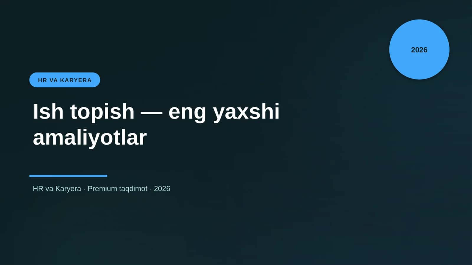 Ish topish — eng yaxshi amaliyotlar 1