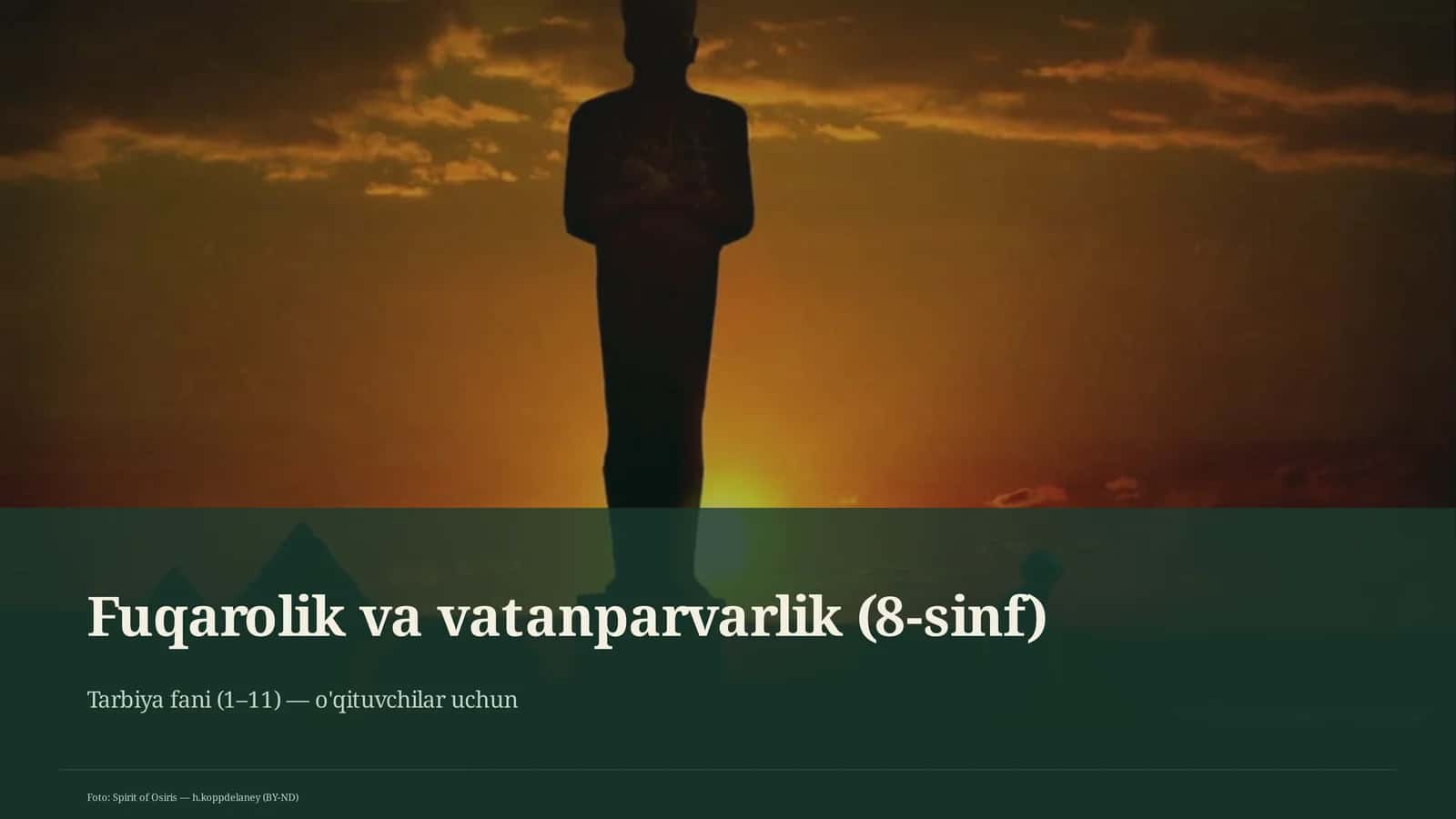 Fuqarolik va vatanparvarlik (8-sinf) 1