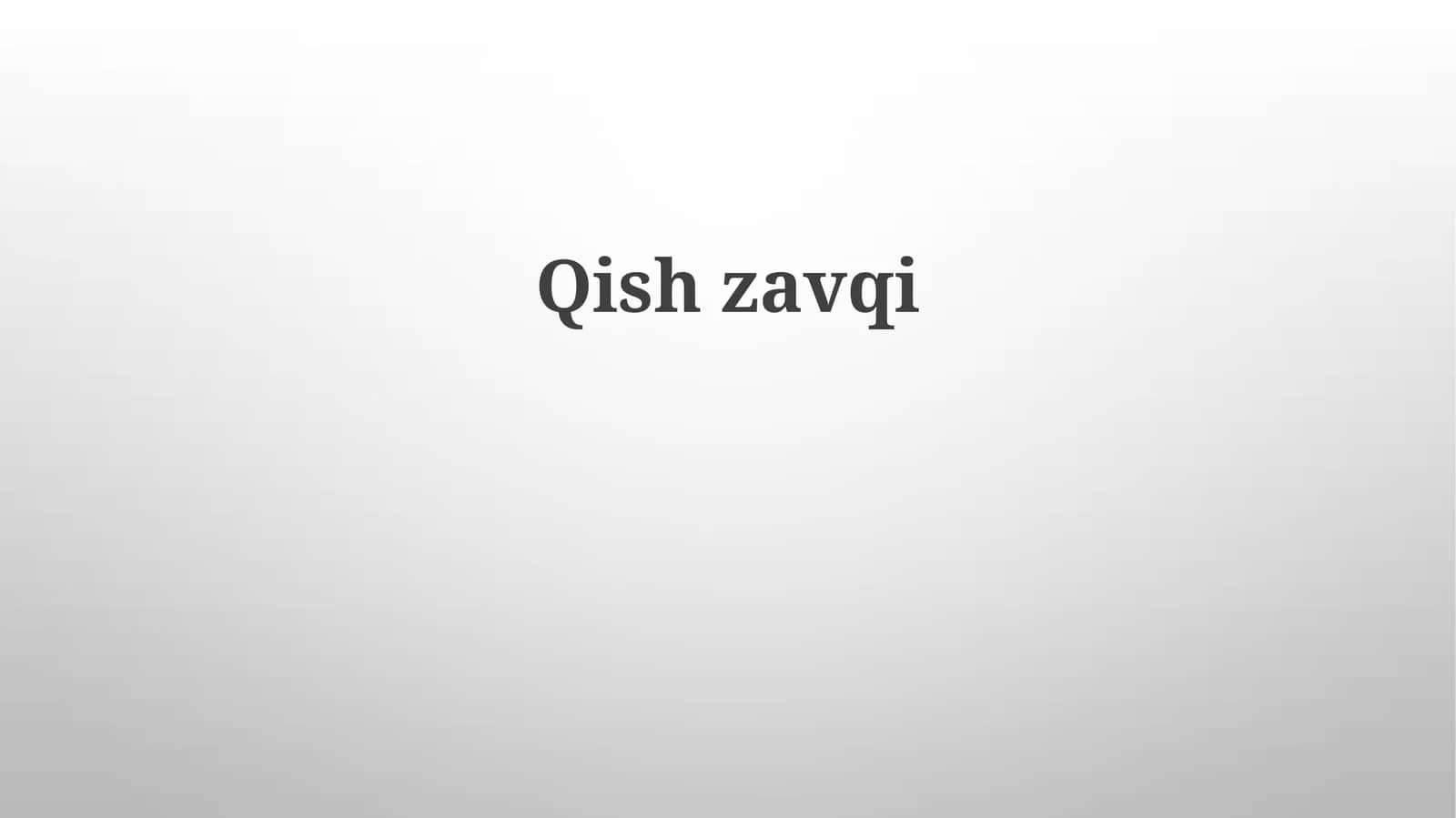 Bayram Ta'mlari 1