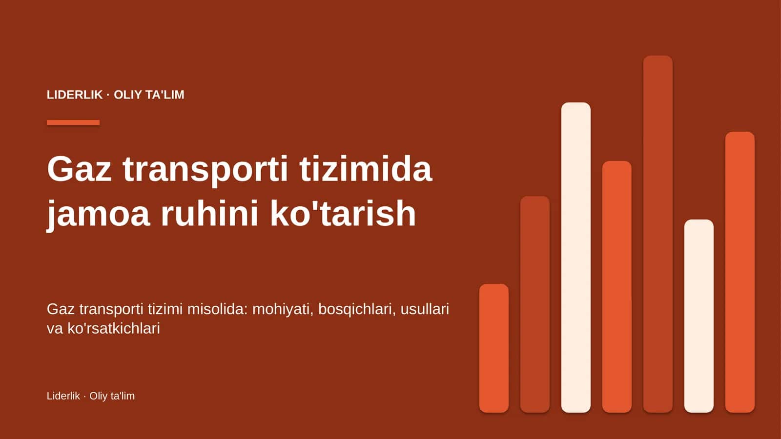 gaz transporti tizimida jamoa ruhini ko'tarish 6936 1
