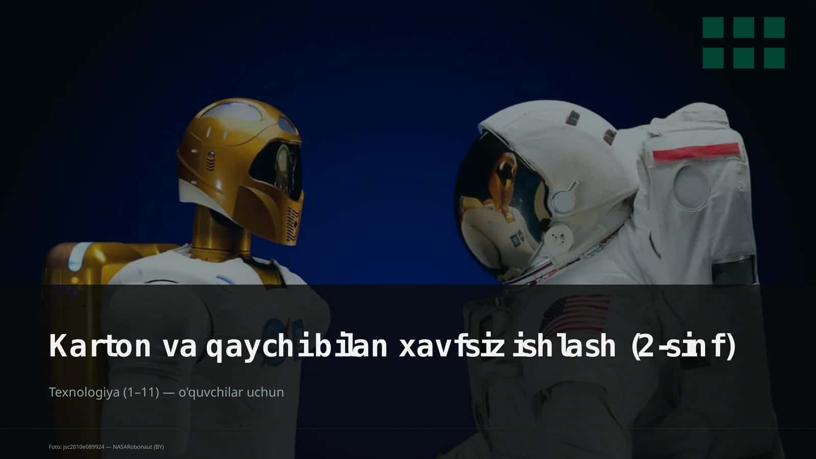 Karton va qaychi bilan xavfsiz ishlash (2-sinf) 1
