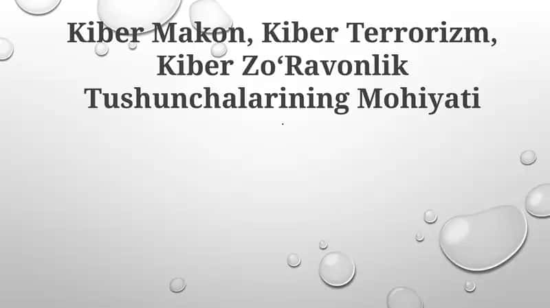 Kiber Makon 1