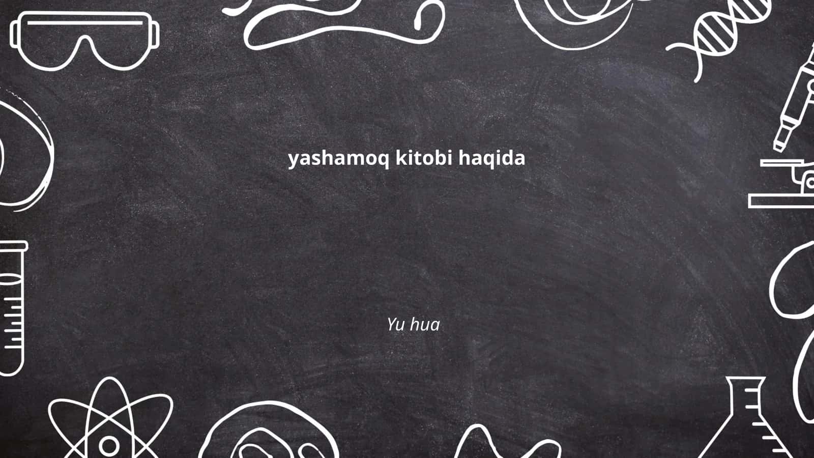 Yashamoq Kitobi 1