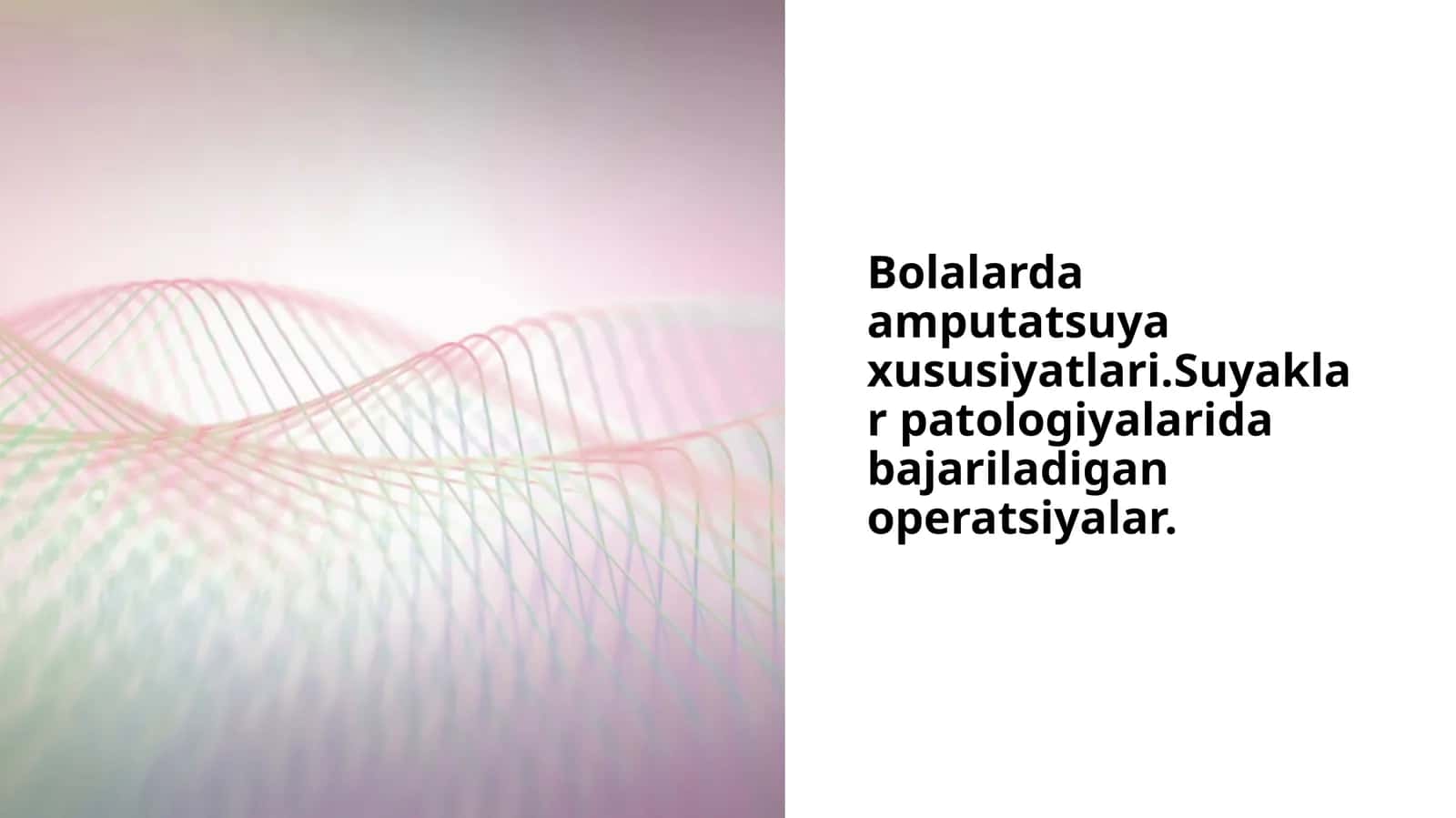 Bolalarda amputatsiya 1