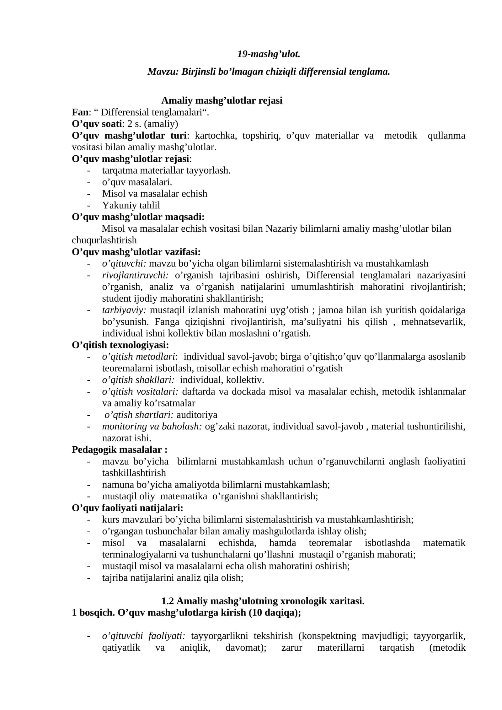 Differensial tenglamalari 1