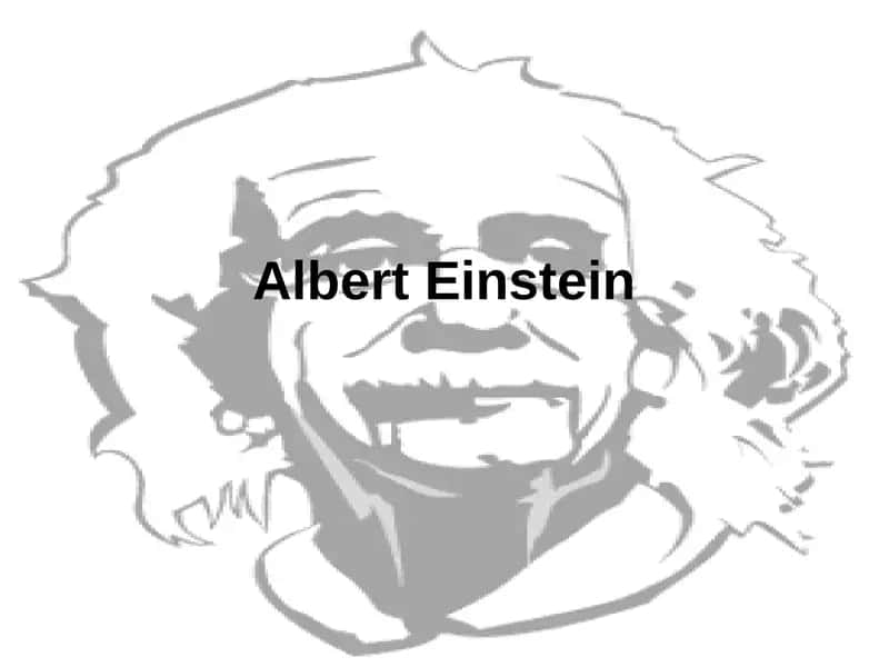 Albert Einstein 1