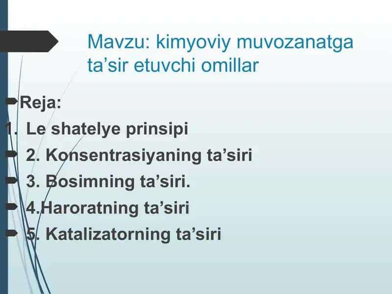 kimyoviymuvozanatgata’siretuvchiomillar 1