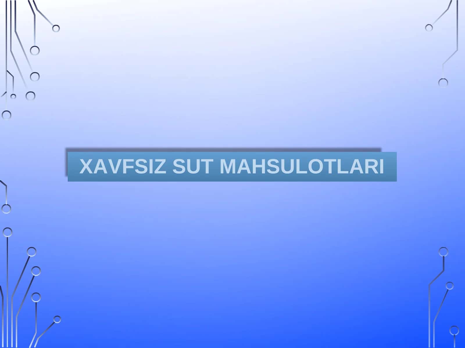 ХАVFSIZ SUT MАHSULОTLАRI 1