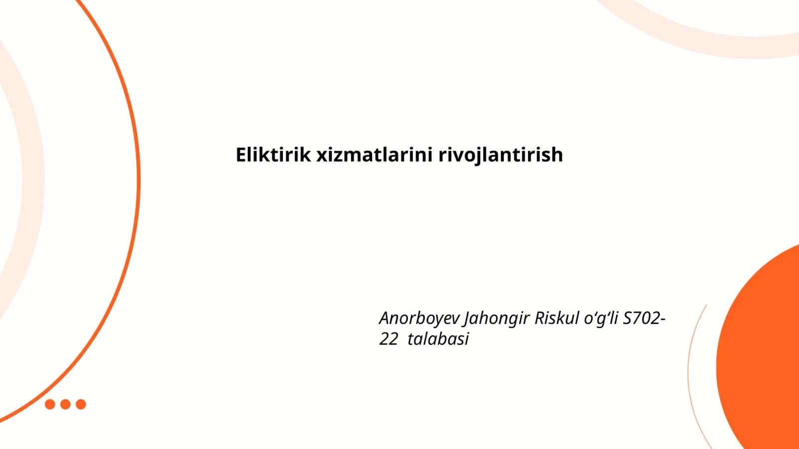 Elektr xizmatlarini modernizatsiyalash strategiyalari 1