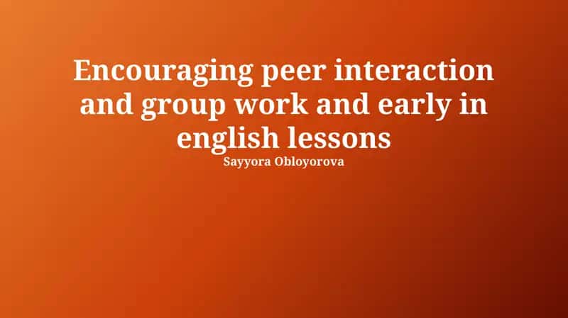 Learning Together and Alone 1